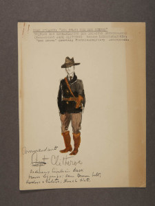 Commandant Clitheroe character sketch